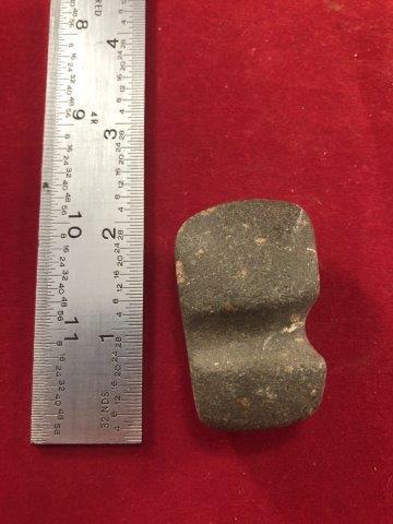 MINI GROOVED AXE INDIAN ARTIFACT POTTERY ARROWHEAD: THIS BEAUTIFUL NATIVE AMERICAN INDIAN ARTIFACT IS 2 INCHES LONG. IT IS FROM OHIO. IT WILL MAKE A GREAT ADDITION TO YOUR COLLECTION! KEY WORDS: NATIVE AMERICAN INDIAN ARTIFACT ARTIFACTS ARROWHEAD ARROW