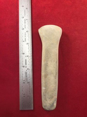 CELT INDIAN ARTIFACT POTTERY ARROWHEAD: THIS BEAUTIFUL NATIVE AMERICAN INDIAN ARTIFACT IS 6&1/4 INCHES LONG. IT IS FROM OHIO. IT WILL MAKE A GREAT ADDITION TO YOUR COLLECTION! KEY WORDS: NATIVE AMERICAN INDIAN ARTIFACT ARTIFACTS ARROWHEAD A