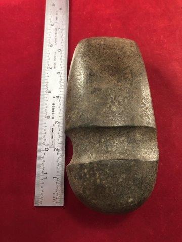 GROOVED AXE INDIAN ARTIFACT POTTERY ARROWHEAD: THIS BEAUTIFUL NATIVE AMERICAN INDIAN ARTIFACT IS INCHES LONG. IT IS FROM ILLINOIS . IT WILL MAKE A GREAT ADDITION TO YOUR COLLECTION! KEY WORDS: NATIVE AMERICAN INDIAN ARTIFACT ARTIFACTS ARROWHEAD AR