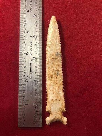 GRAHAM CAVE     INDIAN ARTIFACT ARROWHEAD (1 of 3)