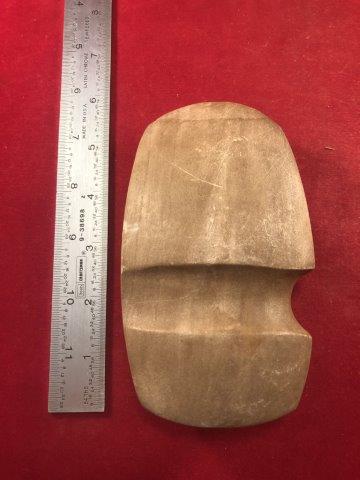 GROOVED AXE     INDIAN ARTIFACT ARROWHEAD (1 of 3)