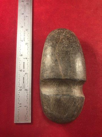 GROOVED AXE     INDIAN ARTIFACT ARROWHEAD (1 of 3)