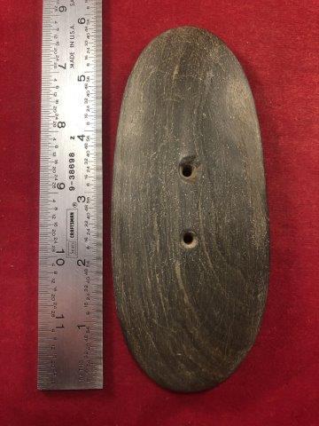 SLATE GORGET     INDIAN ARTIFACT ARROWHEAD (1 of 4)