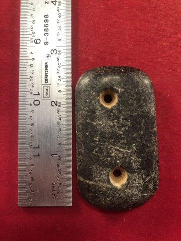 GORGET INDIAN ARTIFACT ARROWHEAD: THIS BEAUTIFUL NATIVE AMERICAN INDIAN ARTIFACT IS 2&5/8 INCHES LONG. IT IS FROM MISSOURRI . IT WILL MAKE A GREAT ADDITION TO YOUR COLLECTION! KEY WORDS: NATIVE AMERICAN INDIAN ARTIFACT ARTIFACTS ARROW