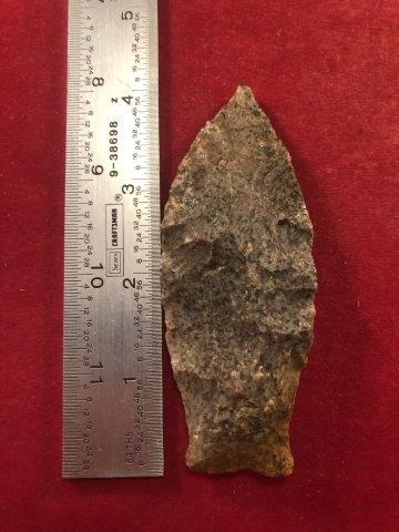 PALEO POINT     INDIAN ARTIFACT ARROWHEAD (1 of 3)