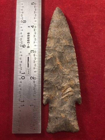 STEMMED HARDIN     INDIAN ARTIFACT ARROWHEAD (1 of 3)
