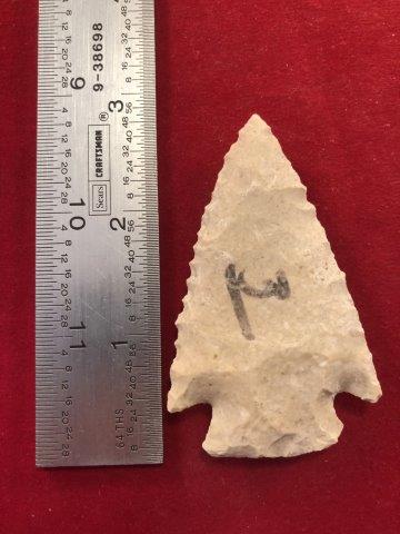 SMITH INDIAN ARTIFACT ARROWHEAD: THIS BEAUTIFUL NATIVE AMERICAN INDIAN ARTIFACT IS 2&5/8 INCHES LONG. IT IS FROM MISSOURI. IT WILL MAKE A GREAT ADDITION TO YOUR COLLECTION! KEY WORDS: NATIVE AMERICAN INDIAN ARTIFACT ARTIFACTS ARROWHE