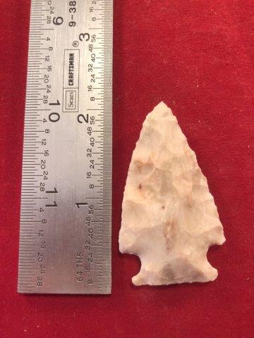 CACHE RIVER     INDIAN ARTIFACT ARROWHEAD (1 of 3)