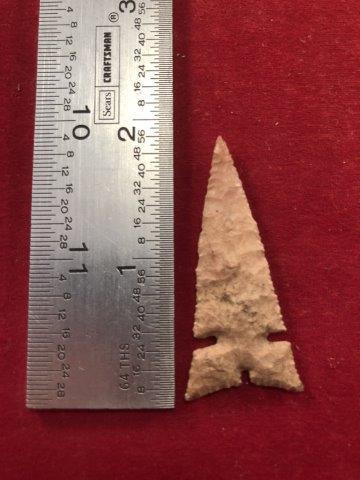 CAHOKIA     INDIAN ARTIFACT ARROWHEAD (1 of 3)