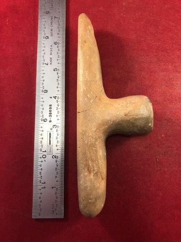 CLAY PIPE      INDIAN ARTIFACT ARROWHEAD (1 of 3)