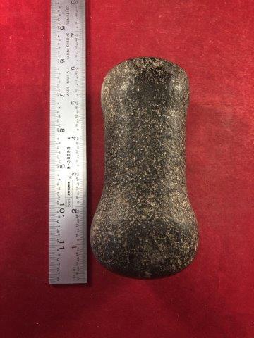 DOUBLE BELL PESTLE     INDIAN ARTIFACT ARROWHEAD (1 of 4)