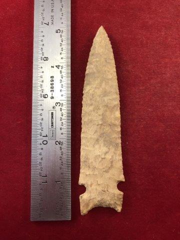 GRAHAM CAVE     INDIAN ARTIFACT ARROWHEAD (1 of 3)