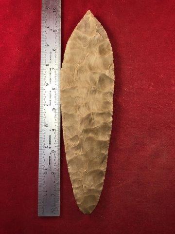 DUCK RIVER SWORD     INDIAN ARTIFACT ARROWHEAD (1 of 3)