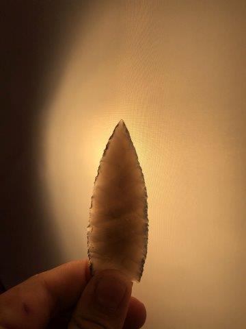 AGATE BASIN     INDIAN ARTIFACT ARROWHEAD (1 of 4)