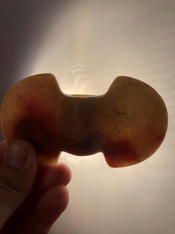 QUARTZ BANNERSTONE     INDIAN ARTIFACT ARROWHEAD (1 of 4)