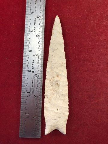 DALTON     INDIAN ARTIFACT ARROWHEAD (1 of 3)