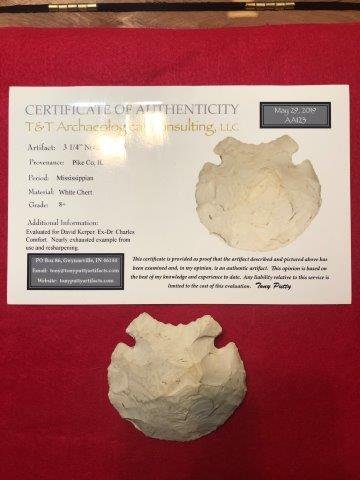 NOTCHED  HOE    WITH COA (1 of 4)