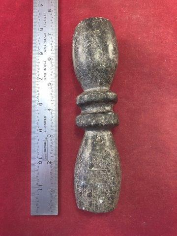 STONE TUBE PIPE     INDIAN ARTIFACT ARROWHEAD (1 of 3)