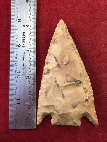 CASTROVILLE POINT     INDIAN ARTIFACT ARROWHEAD (1 of 3)