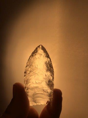 CLOVIS     INDIAN ARTIFACT ARROWHEAD (1 of 4)