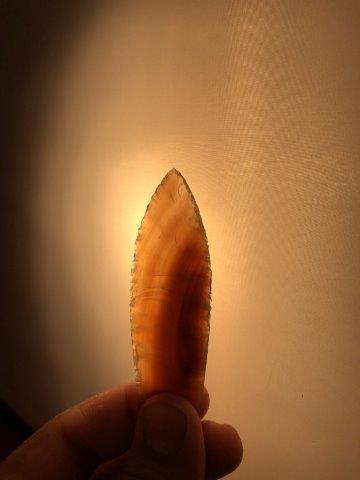 FOLSOM     INDIAN ARTIFACT ARROWHEAD (1 of 4)