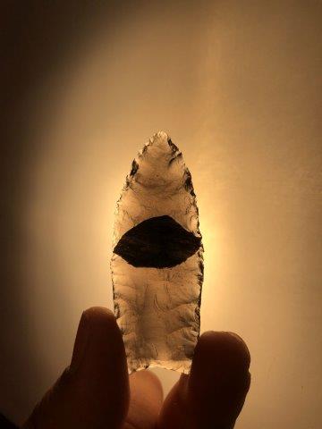 CLOVIS     INDIAN ARTIFACT ARROWHEAD (1 of 4)