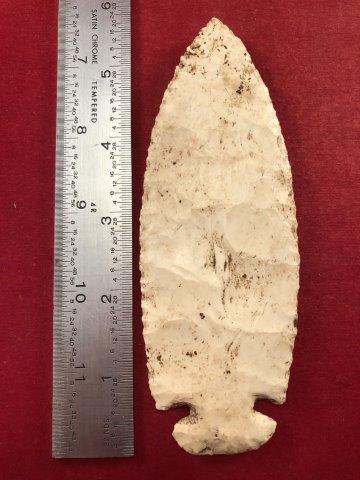 DOVETAIL     INDIAN ARTIFACT ARROWHEAD (1 of 3)