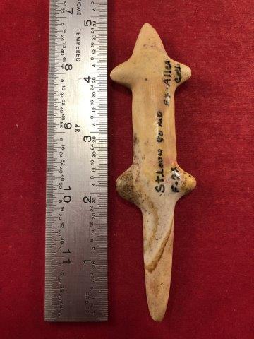 LIZZARD EFFIGY     INDIAN ARTIFACT ARROWHEAD (1 of 3)