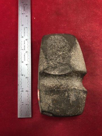 GROOVED AXE INDIAN ARTIFACT ARROWHEAD: THIS BEAUTIFUL NATIVE AMERICAN INDIAN ARTIFACT IS 5&7/8 INCHES LONG. IT IS FROM LEE COUNTY IOWA. IT WILL MAKE A GREAT ADDITION TO YOUR COLLECTION! KEY WORDS: NATIVE AMERICAN INDIAN ARTIFACT ARTIFACTS 