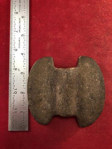 BANNERSTONE INDIAN ARTIFACT ARROWHEAD: THIS BEAUTIFUL NATIVE AMERICAN INDIAN ARTIFACT IS 3&1/2 INCHES LONG. IT IS FROM HENRY COUNTY OHIO. EX- DALE PETFREY COLLECTION. IT WILL MAKE A GREAT ADDITION TO YOUR COLLECTION! KEY WORDS: NATIVE AMER