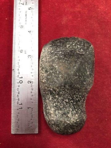 GROOVED AXE INDIAN ARTIFACT ARROWHEAD: THIS BEAUTIFUL NATIVE AMERICAN INDIAN ARTIFACT IS 3&1/4 INCHES LONG. IT IS FROM OHIO. IT WILL MAKE A GREAT ADDITION TO YOUR COLLECTION! KEY WORDS: NATIVE AMERICAN INDIAN ARTIFACT ARTIFACTS ARROWHEAD A