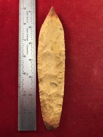 DUCK RIVER SWORD     INDIAN ARTIFACT ARROWHEAD (1 of 3)