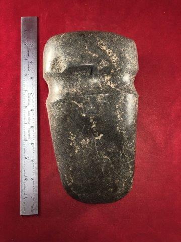 LARGE GROOVED AXE     INDIAN ARTIFACT ARROWHEAD (1 of 4)