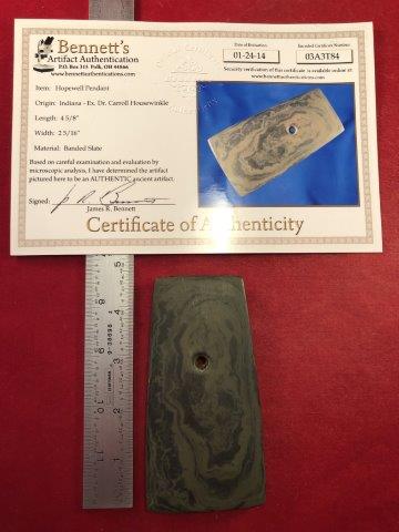 HOPEWELL SLATE PENDANT    WITH COA (1 of 5)