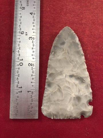 CORNER TANG     INDIAN ARTIFACT ARROWHEAD (1 of 3)