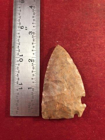 CORNER TANG     INDIAN ARTIFACT ARROWHEAD (1 of 3)