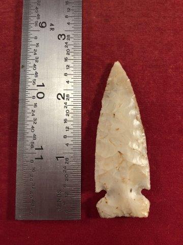 CACHE RIVER     INDIAN ARTIFACT ARROWHEAD (1 of 3)