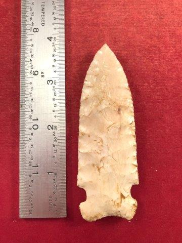GRAHAM CAVE     INDIAN ARTIFACT ARROWHEAD (1 of 3)