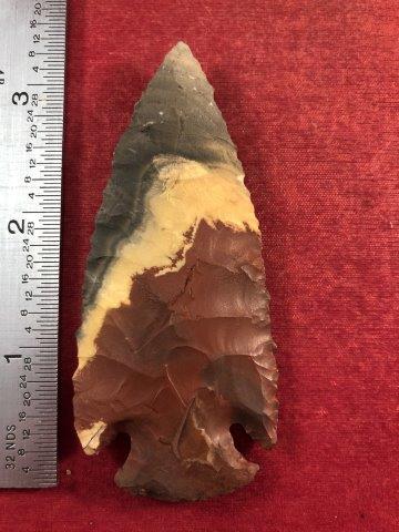 HORSE CREEK CHERT DOVETAIL     INDIAN ARTIFACT (1 of 8)