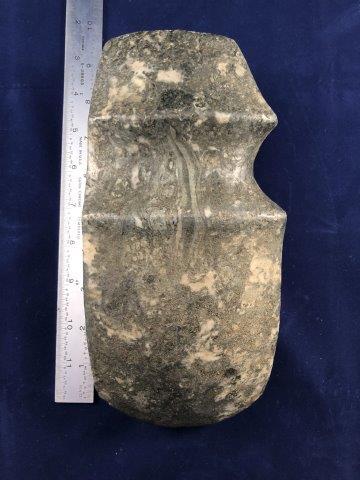 LARGE GROOVED AXE     INDIAN ARTIFACT ARROWHEAD (1 of 4)