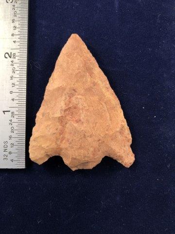 SMITH INDIAN ARTIFACT ARROWHEAD: THIS BEAUTIFUL NATIVE AMERICAN INDIAN ARTIFACT IS 2&1/4 INCHES LONG. IT IS FROM ARKANSAS. IT WILL MAKE A GREAT ADDITION TO YOUR COLLECTION! KEY WORDS: NATIVE AMERICAN INDIAN ARTIFACT ARTIFACTS ARROWHE