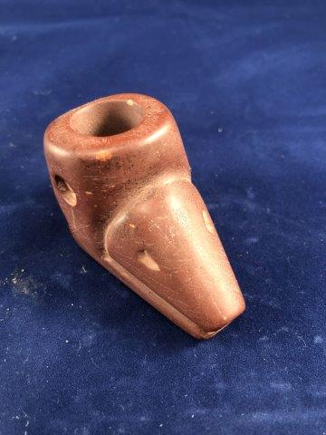 CATALINITE CROW EFFIGY PIPE     INDIAN ARTIFACT (1 of 4)