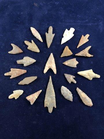 20 NEOLITHIC POINTS     INDIAN ARTIFACT ARROWHEAD (1 of 1)