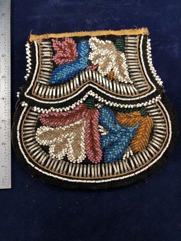 BEADED IROQUOIS     INDIAN ARTIFACT ARROWHEAD (1 of 3)