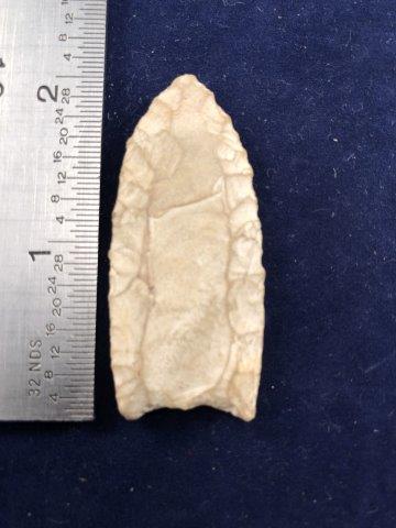 FOLSOLM     INDIAN ARTIFACT ARROWHEAD (1 of 3)