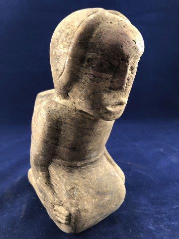 MOUND BUILDER STONE EFFIGY     INDIAN ARTIFACT (1 of 6)