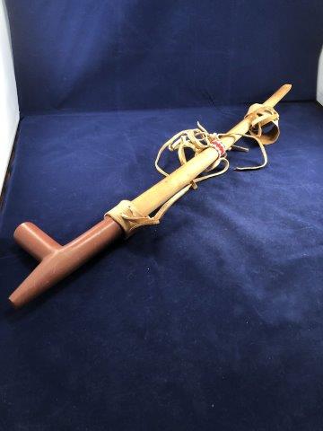 CATLINITE PIPE WITH STEM     INDIAN ARTIFACT ARROWHEAD (1 of 6)