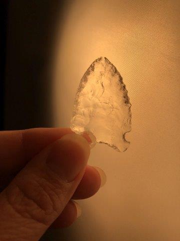 CRYSTAL GRAHAM CAVE     INDIAN ARTIFACT ARROWHEAD (1 of 4)