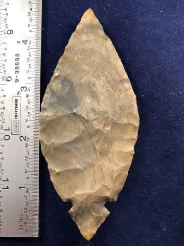 TURKEYTAIL  INDIAN ARTIFACT ARROWHEAD (1 of 3)