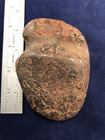 HEMATITE GROOVED AXE     INDIAN ARTIFACT ARROWHEAD (1 of 4)